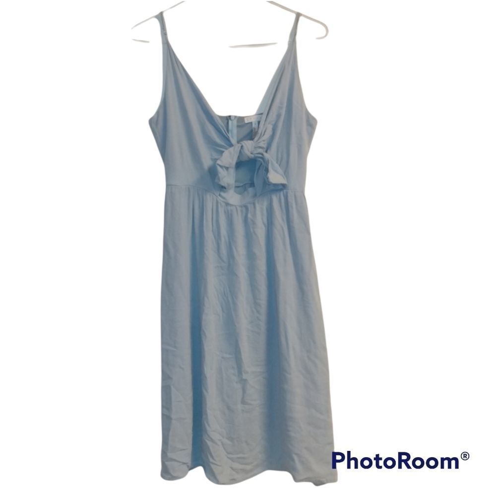 Leith Baby Blue Spaghetti Strap Sternum Peek-A-Boo Dress 💙